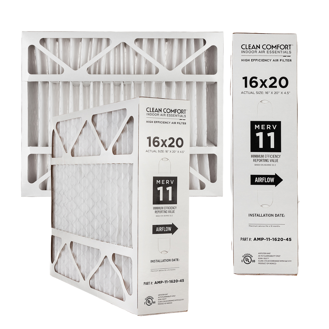 Clean Comfort - Filtre de remplacement pour central - 16x20x4.5 - MERV 11