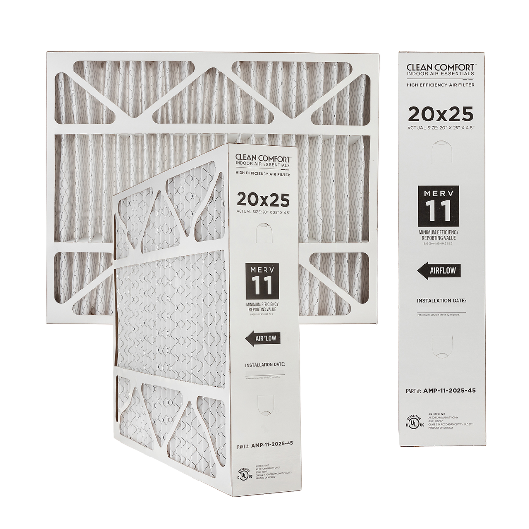 Clean Comfort - Filtre de remplacement pour central - 20x25x4.5 - MERV 11