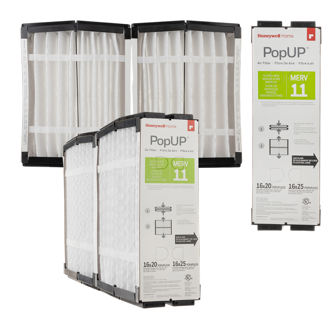 Honeywell - PopUp - Filtre de remplacement - 16x25x6 - MERV 11