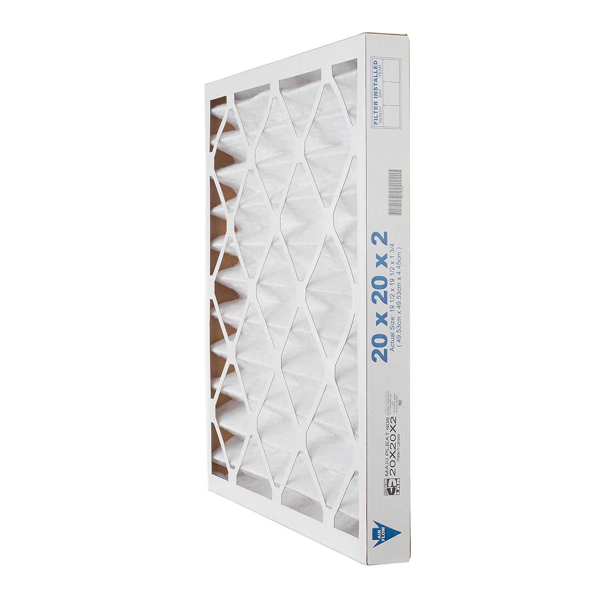Maxi Pleat - Filtre de remplacement pour système central - 20x20x2 - MERV 8