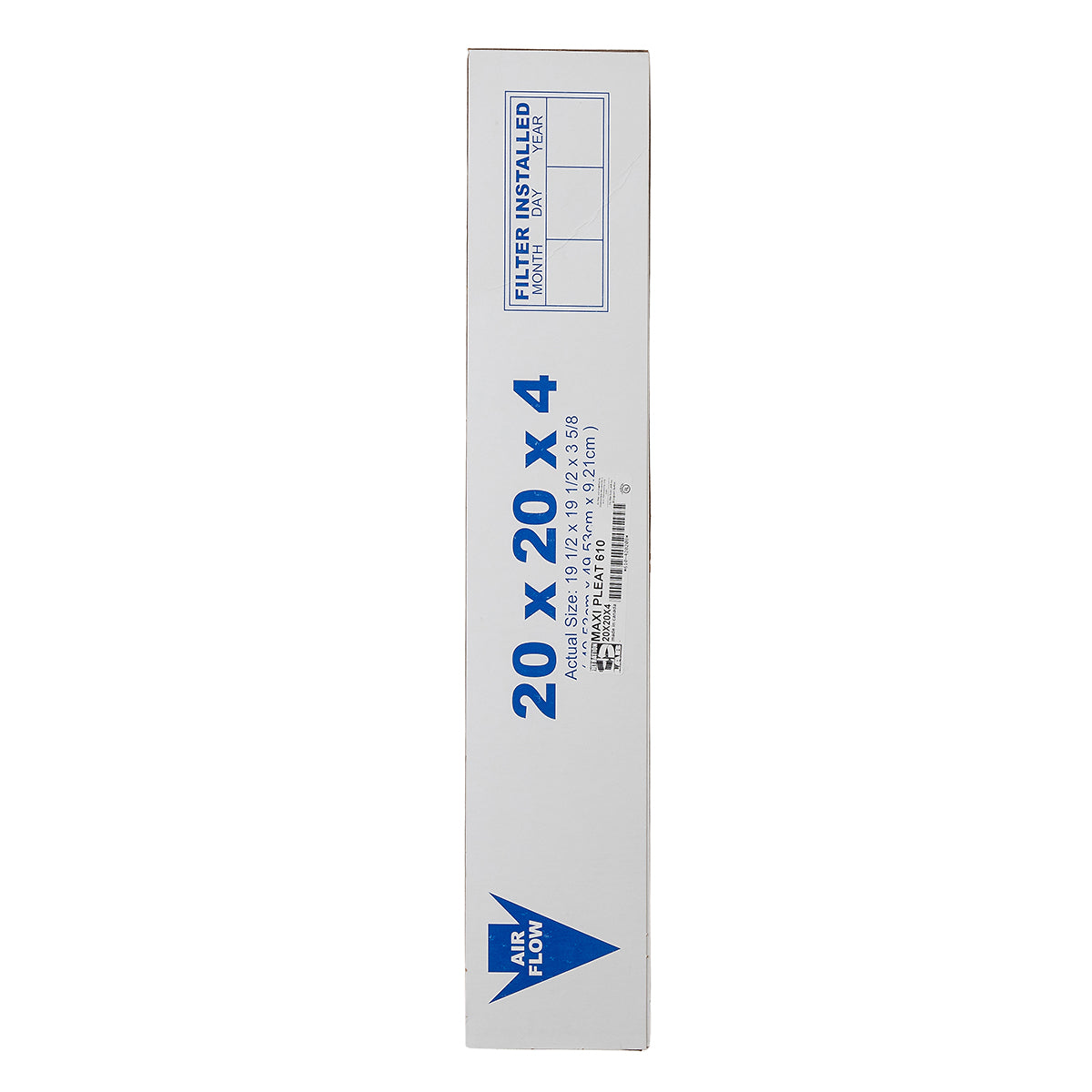 Maxi Pleat - Filtre de remplacement pour système central - 20x20x4 - MERV 8