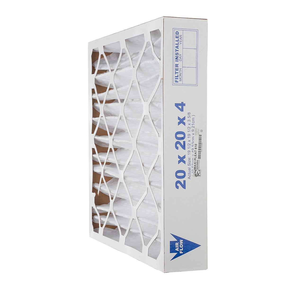 Maxi Pleat - Filtre de remplacement pour système central - 20x20x4 - MERV 8