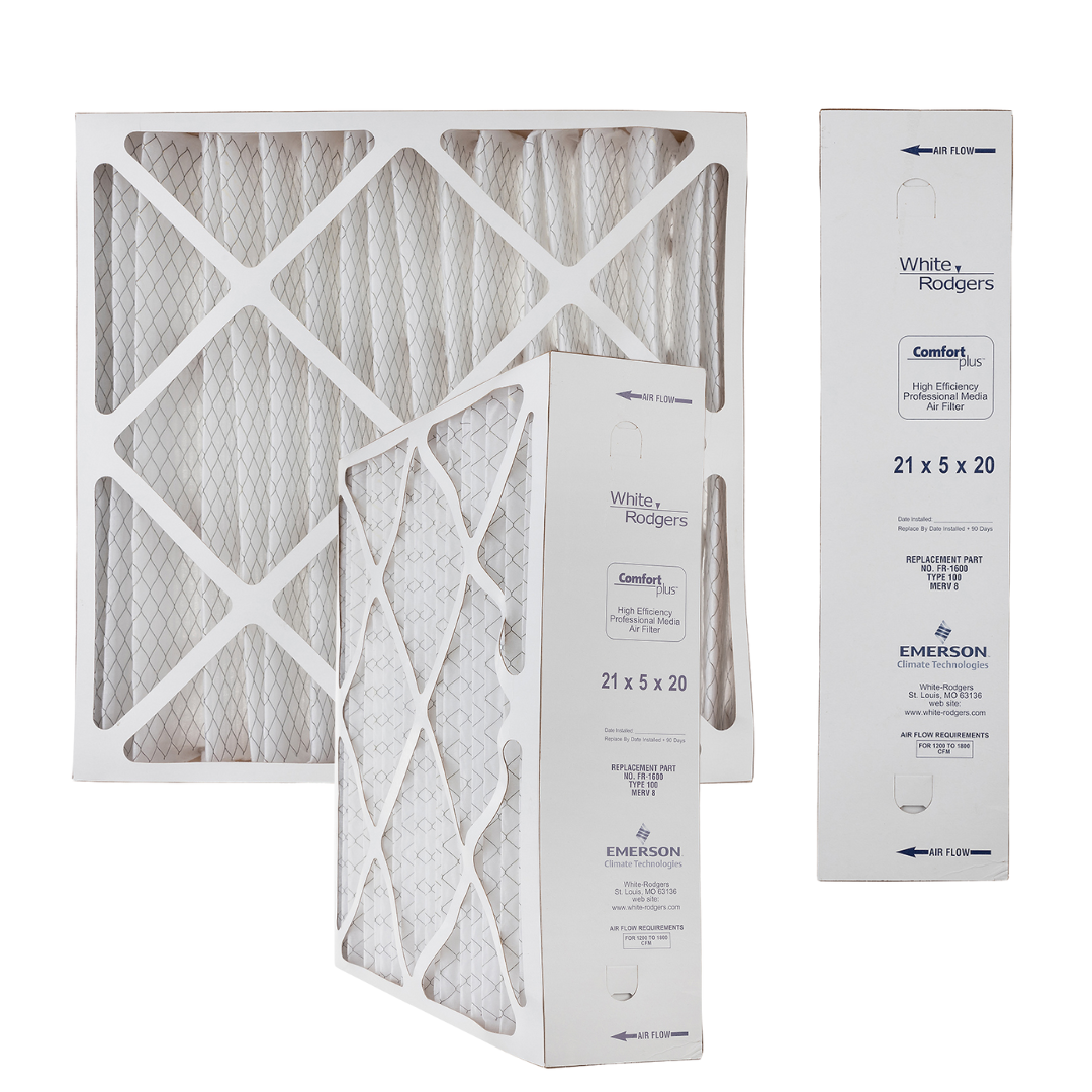 White-Rodgers Comfort Plus - Filtre de remplacement - 21x5x20 - MERV 8